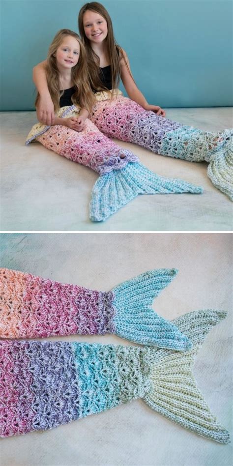 Magical Crochet Mermaid Cocoon Ideas Pattern Center