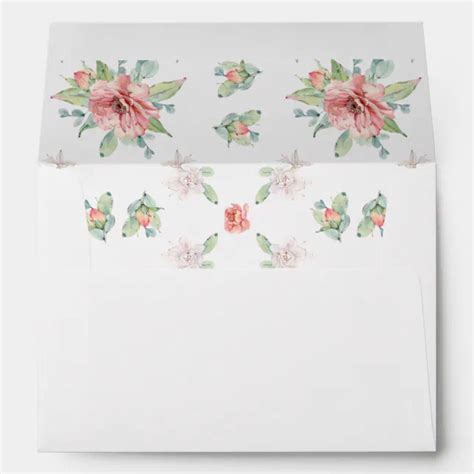 Watercolor Flower Envelopes Zazzle