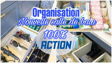 ORGANISATION SALLE DE BAIN PETIT PRIX 100 ACTION ASTUCES RANGEMENT 100