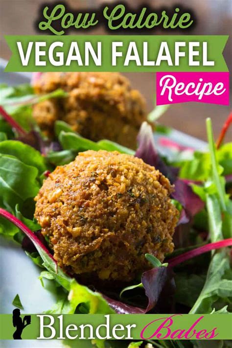 Low Calorie Vegan Falafel Recipe Blender Babes