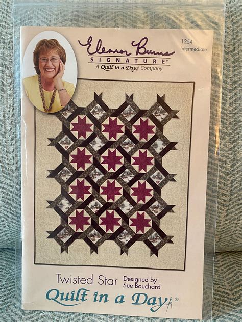 Eleanor Burns Signature Quilt In A Day Twisted Star Quilt Pattern