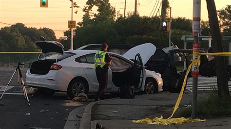 Dead After Multi Vehicle Crash Suspected Carjacking In Brampton