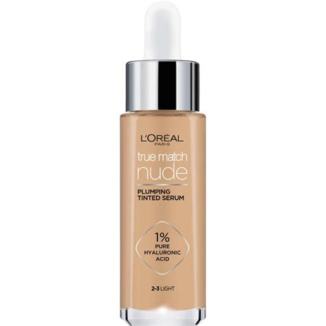 Foundation True Match Nude Plumping Tinted Serum Light Ml Lor Al