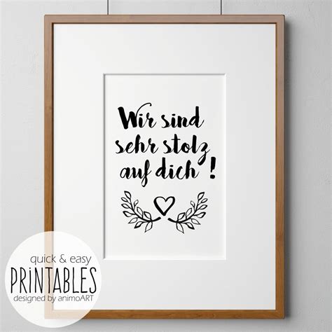 Gut Gemacht Wir Sind Sehr Stolz Auf Dich Etsy