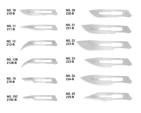 SURGICAL BLADES CARBON STEEL KAI MEDICAL