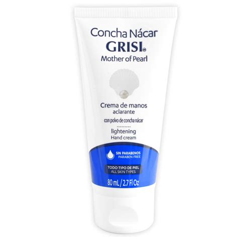 Medically Concha Nacar Grisi Crema Aclarante P Manos Tubo C 80 Ml