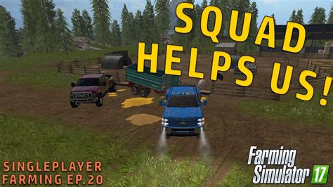 FARMING WITH THE SQUAD | Farming Simulator 2017 - YouTube