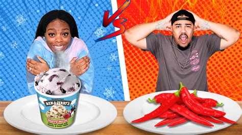 HOT VS COLD FOOD CHALLENGE YouTube