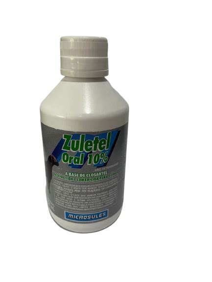 ZULETEL ORAL 10 250ML Microsules Loja Veterinária e Agropecuária