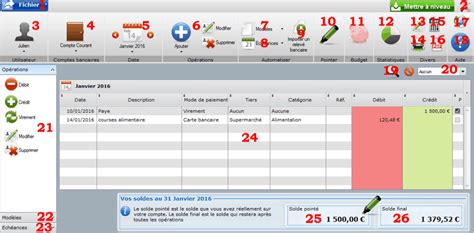 Interface Générale Du Logiciel Documentation Du Logiciel Comptabilité