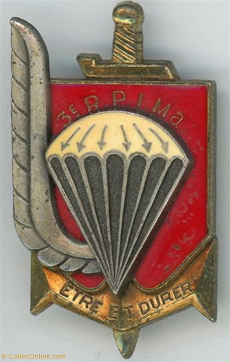 Insigne Parachutistes 3 Régiment de Parachutistes