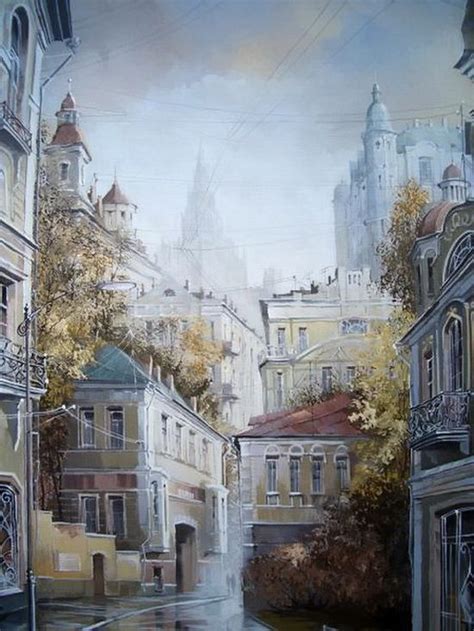 Художник Александр Стародубов - Старая Москва in 2024 | City landscape ...