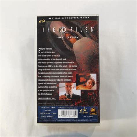 The X Files File Emily Vhs Se K P P Tradera