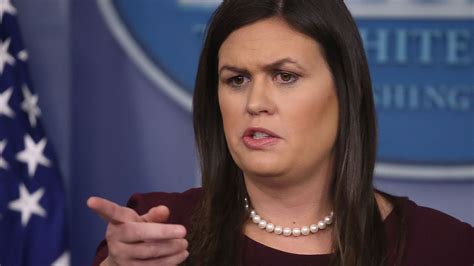 Press Secretary Sarah Huckabee Sanders Leaving The White House