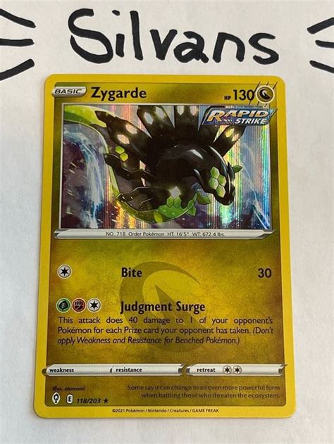 Zygarde Holo Evolving Skies En Kaufen Auf Ricardo