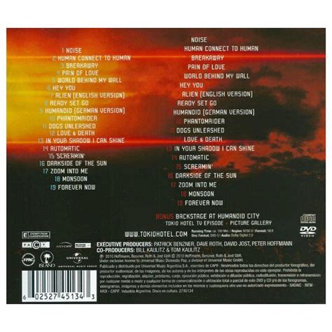 TOKIO HOTEL - HUMANOID CITY LIVE(CD+DVD) | CD