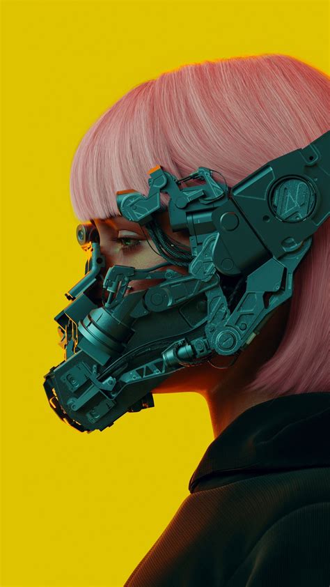 Cybeprunk Girls Mask 4k Hd Wallpaper Rare Gallery