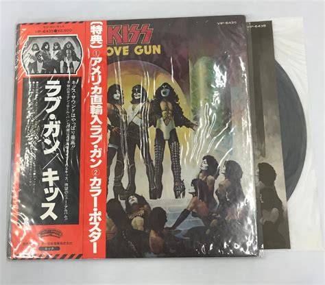 【やや傷や汚れあり】帯付 Lp Kiss Love Gun Vip 6435 ライナー 国内盤 Casablanca ビクター音楽産業 ラヴ