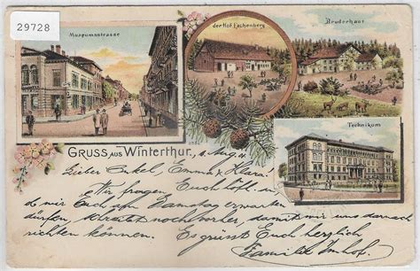 Gruss Aus Winterthur Litho Kaufen Auf Ricardo