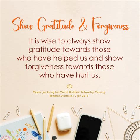 Show Gratitude And Forgiveness 智慧人生