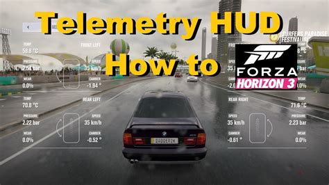 Forza Horizon 3 Telemetry How To Turn On YouTube