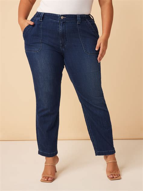 Curve Amaze Utility Pant Sapphire Just Jeans Online