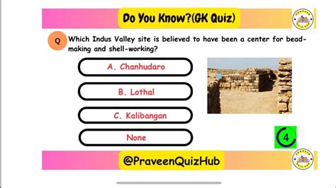 Quiz On Indus Valley Civilization Top Mcqs Ancient History Indus Valley Civilization Gk