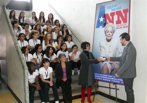 Holland Taylor Donates Broadway Poster To Ars Ann Richards School For
