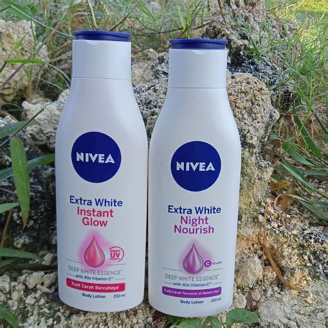 Jual ~damar~ Nivea Body Lotion Extra White Instan Glow Nivea Instan