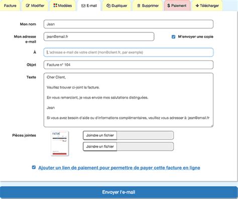 Facturez Vos Clients Plus Rapidement Grâce à La Section E Mail