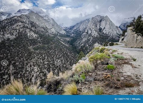 Whitney Portal Road In Lone Pine California Leads To The Mt Whitney