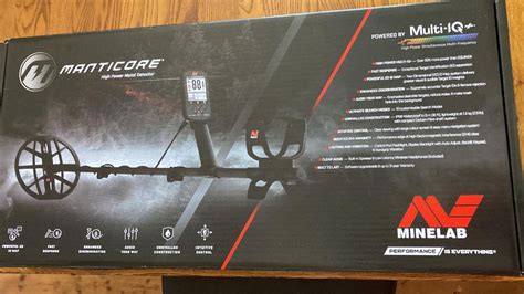 Minelab Manticore The New Detector With 50 More Power