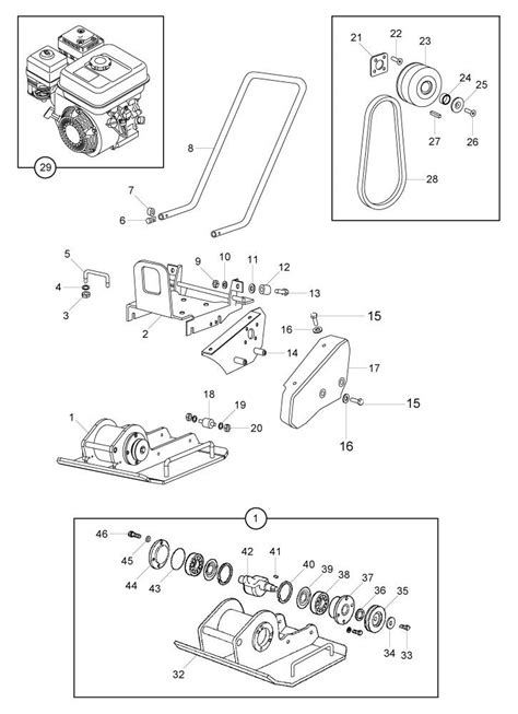 Altrad Belle Sf 460 Compactor Plate Spare Parts Main Assembly Spare