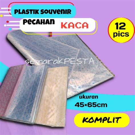 jual plastik sovenir size cm plastik pecahan kaca plastik