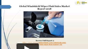 Ppt Global Windshield Wiper Fluid Sales Market Report Powerpoint