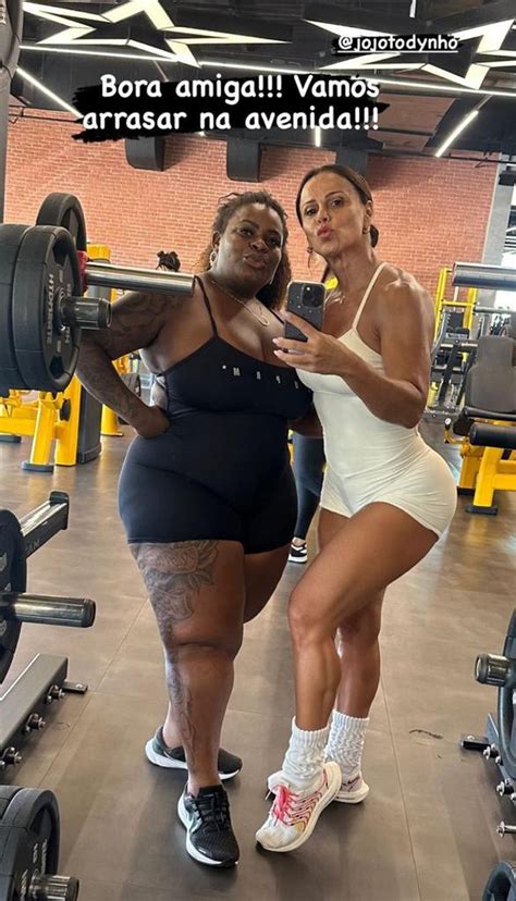 Viviane Araujo Mostra Treino Na Companhia De Jojo Todynho E Mira No