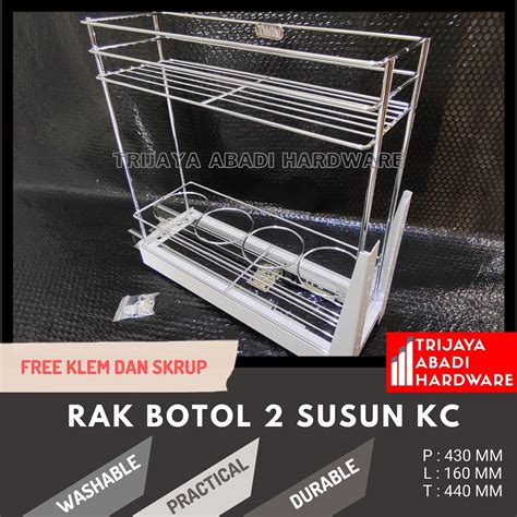 Jual Rak Botol Susun Kc Tmb Rak Dapur Serbaguna Steel