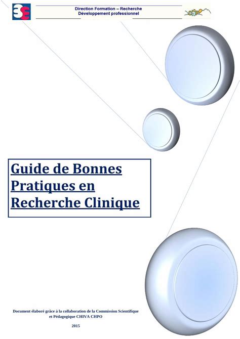 Pdf Guide De Bonnes Pratiques En Recherche Clinique Dokumen Tips