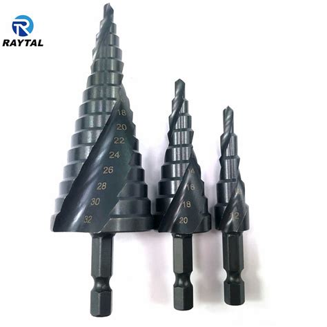 Raytal Piece High Quality Black Oxide High Speed Steel Step Drill