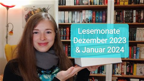 Lesemonate Januar 2024 Dezember 2023 Gelesene Bücher YouTube