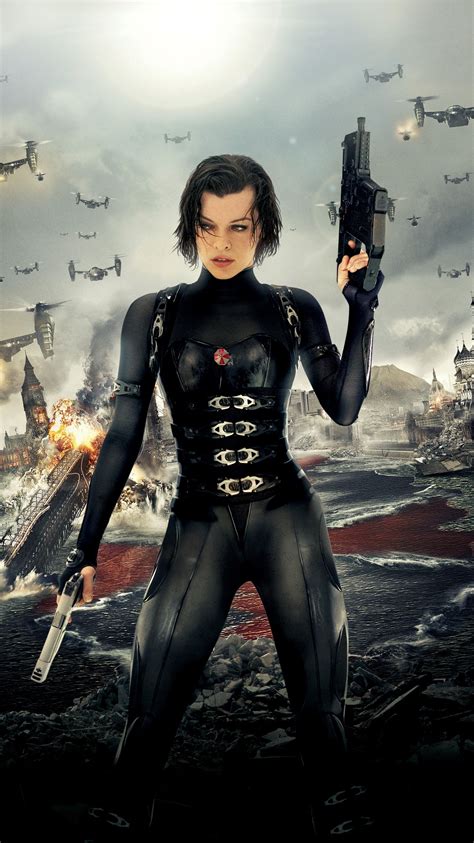 Milla Jovovich Resident Evil Retribution Wallpaper