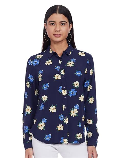 Buy Van Heusen Women S Regular Fit Shirt At Amazon In