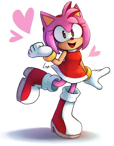 Pin By Patata Nokawaii On Emi Rousu Amy Rose Amy The Hedgehog Sonic