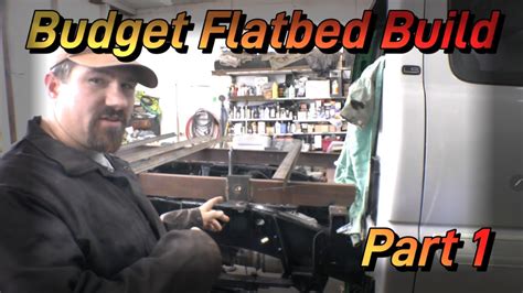 Budget Flatbed Build Part 1 Skirted With Toolboxes Youtube