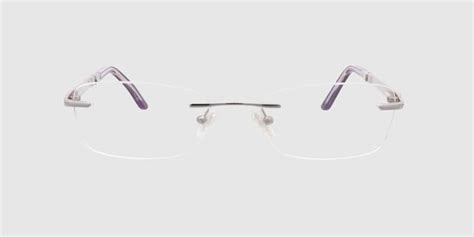 Idee Transparent Rimless Rectangle Eyeglasses E B