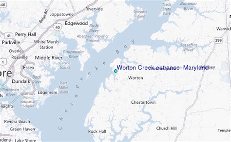 Worton Creek Entrance Maryland Tide Station Location Guide