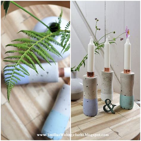 DIY Beton Kerzenständer gar nicht grau und trist DIY BLog