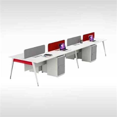 4 Seater Modular Office Linear Workstation At 4950 Piece Computer