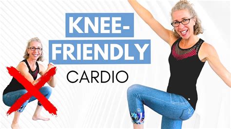 20 Minute Knee Friendly Cardio Workout Without Squats Youtube