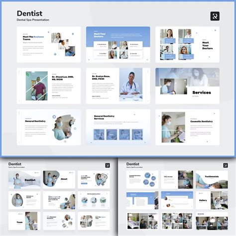 Dentist Dental Spa Powerpoint Presentation Template MasterBundles